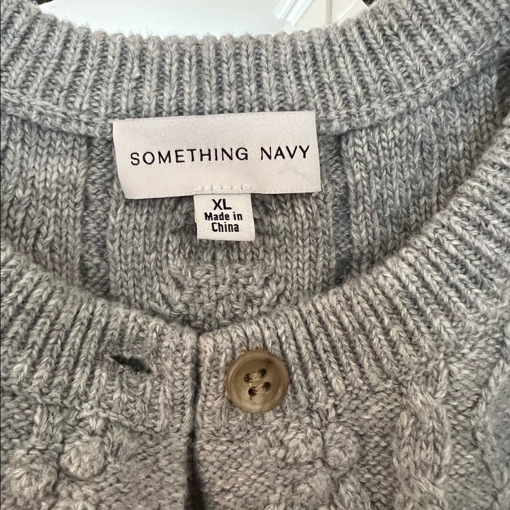 Something Navy Cardigan - image 2